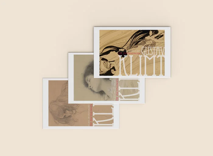 Drei Karten zur Klimt-Ausstellung