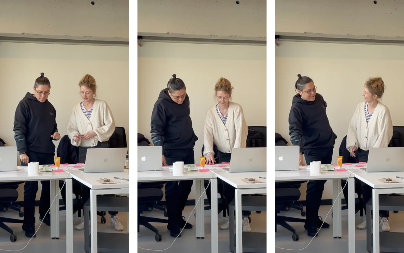 Gemeinsame Planung des Prototyps im UX/UI-Team